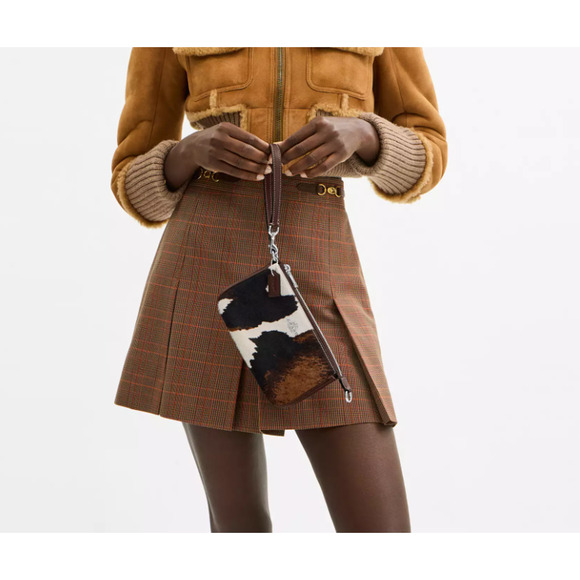 COACH Nolita 19 With Cow Print CCV61, cow printed haircalf/Sv/Cow Multi - Picture 10 of 10